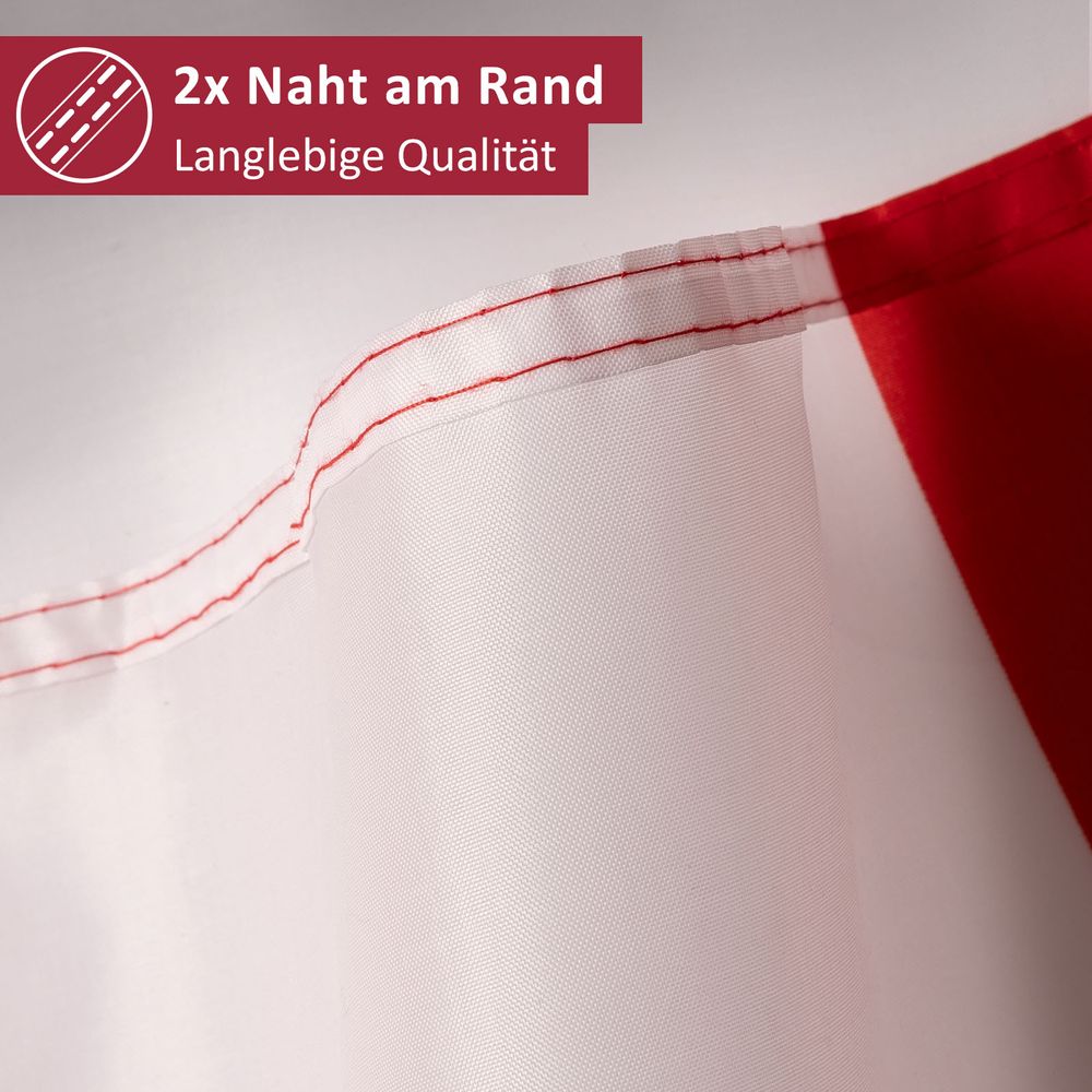 BANDIERA AUSTRIA CON AQUILA 250x150cm - GRAN BANDIERA AUSTRIACA CON STEMMA 150 x 250 cm - Bandiere - AZ FLAG