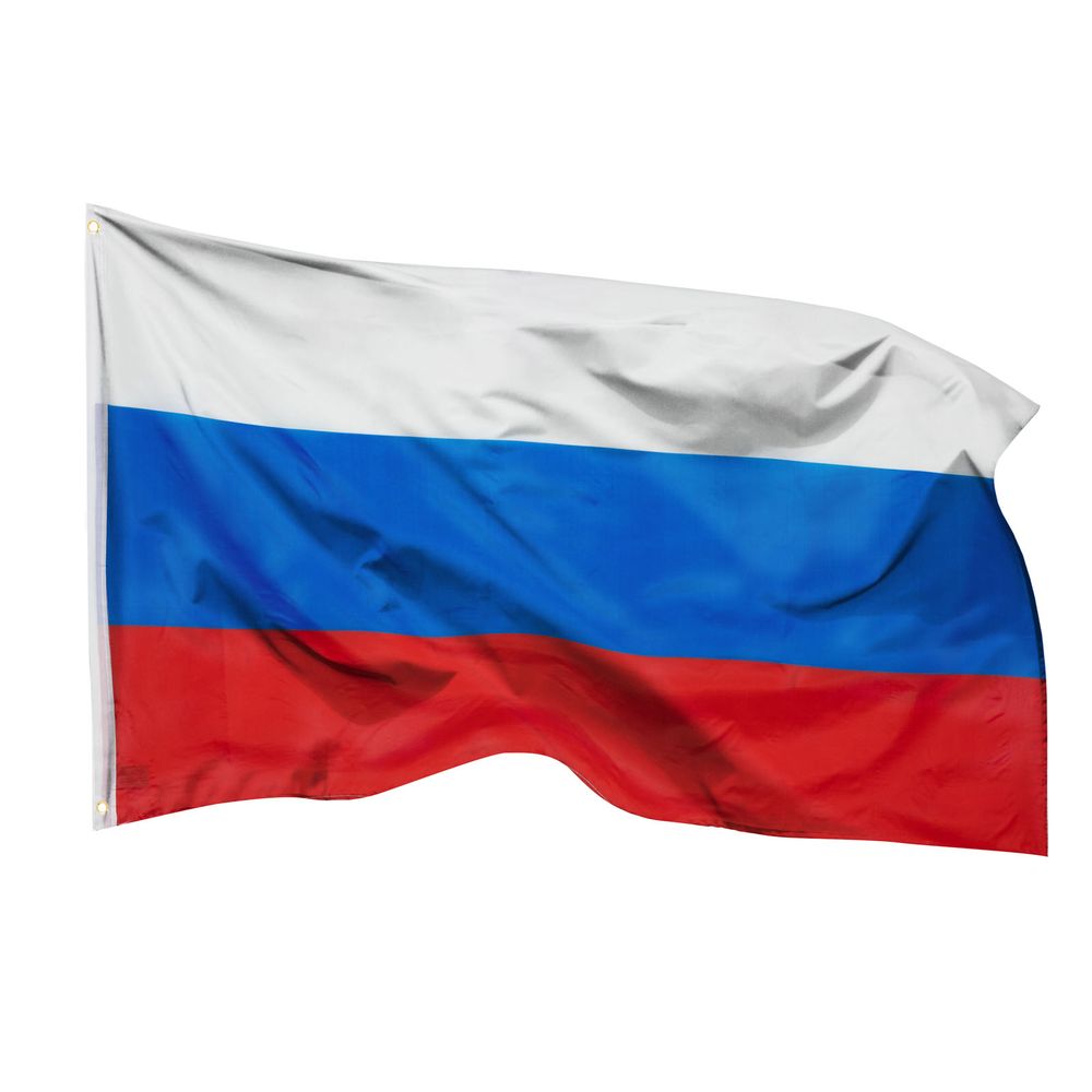 PHENO FLAGS Russland Flagge - russische Fahne mit Messing-Ösen - 90 x 150 cm - Wetterfeste Fahnen für Fahnenmast - 100% Polyester