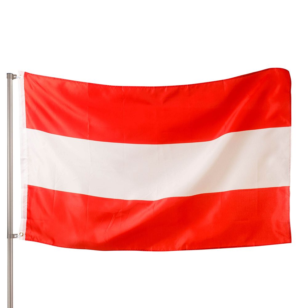 PHENO FLAGS Premium Österreich Flagge 90x150 cm - Extrem Wetterfeste Fahne mit Metall-Ösen und spezieller Versiegelungstechnik