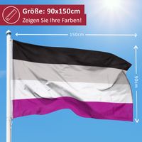 BANDIERA ARCOBALENO 150x90cm - BANDIERA GAY - RAINBOW FLAG 90 x 150 cm